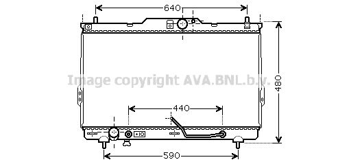 AVA QUALITY COOLING Радиатор, охлаждение двигателя HY2114